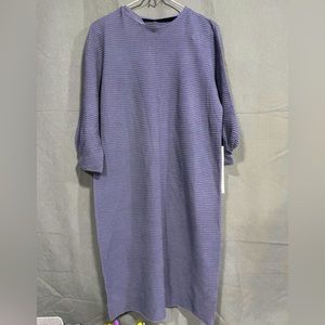 NWT brand New Archiviob Knitting Culture Navy Dress Women's Oversized Size Small